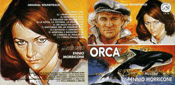 Ennio Morricone : Orca (Original Soundtrack) (CD, Album, RE)