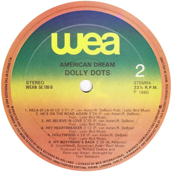 Dolly Dots : American Dream (LP, Album)