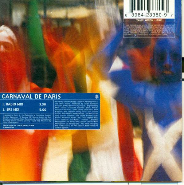 Dario G : Carnaval De Paris (CD, Single)