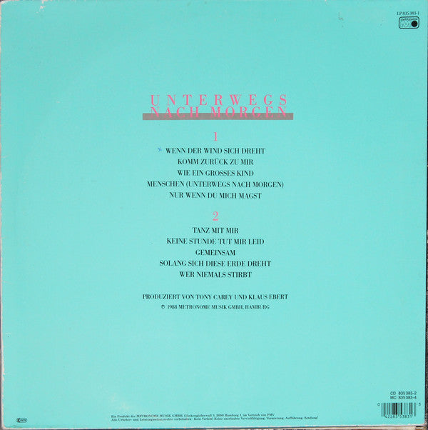 Milva : Unterwegs Nach Morgen (LP, Album, Tri)