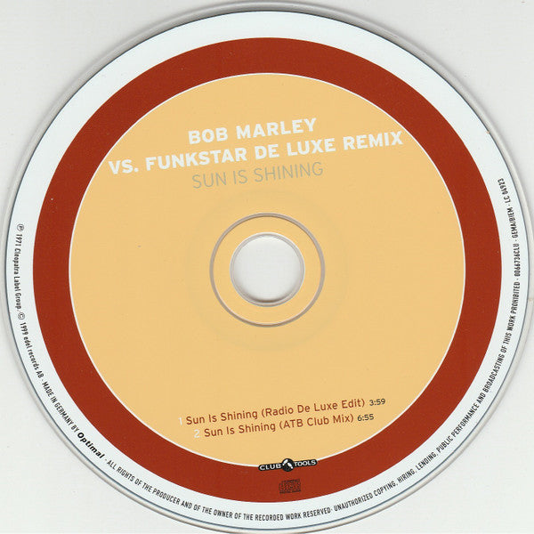 Bob Marley vs. Funkstar De Luxe : Sun Is Shining (CD, Single)