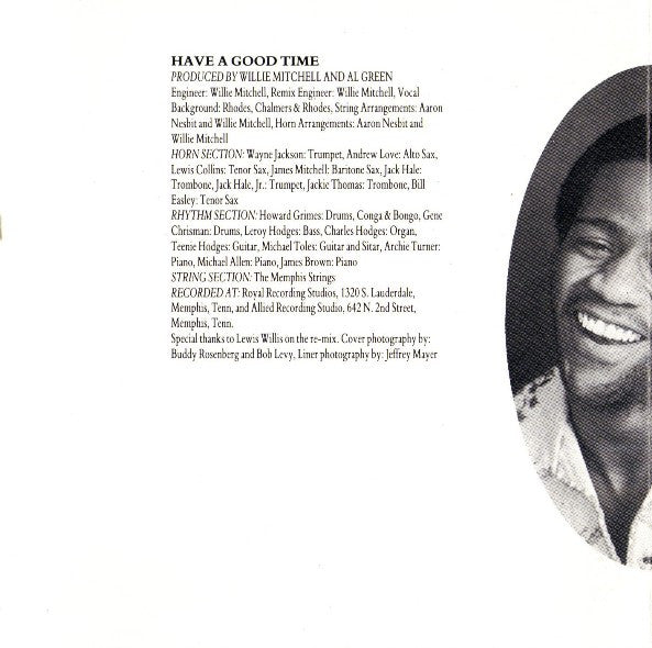 Al Green : Have A Good Time / The Belle Album (CD, Comp)