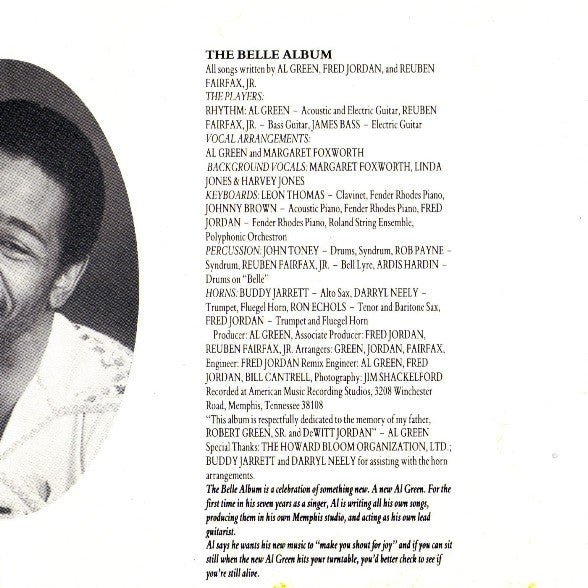Al Green : Have A Good Time / The Belle Album (CD, Comp)