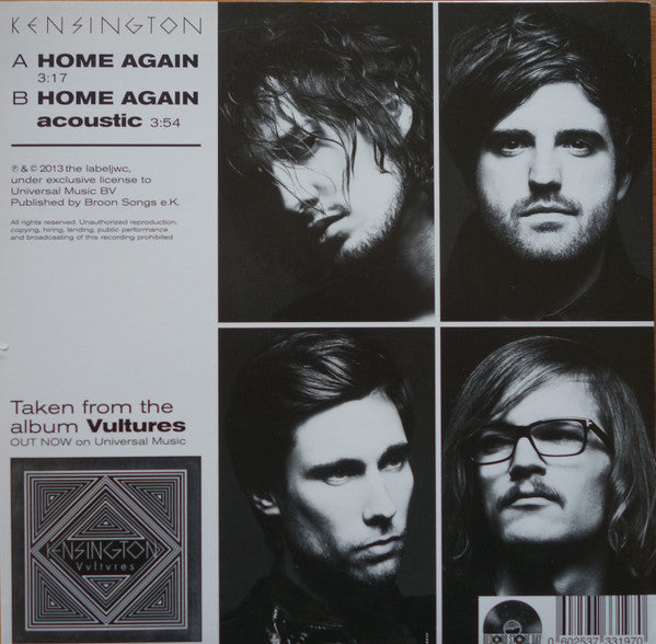 Kensington : Home Again (7")