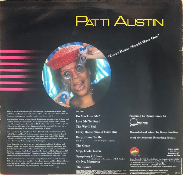 Patti Austin : Every Home Should Have One (LP, Album)