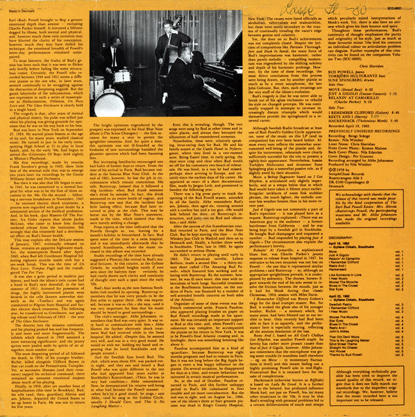 The Bud Powell Trio : At The Golden Circle Volume 1 (LP, Album)