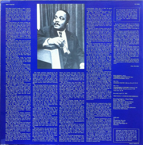 Bud Powell Trio* : At The Golden Circle Volume 3 (LP, Album)