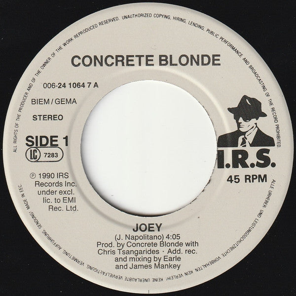 Concrete Blonde : Joey (7", Single, Ger)