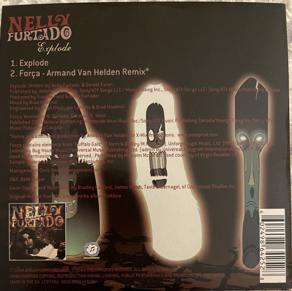 Nelly Furtado : Explode (CD, Single, Car)