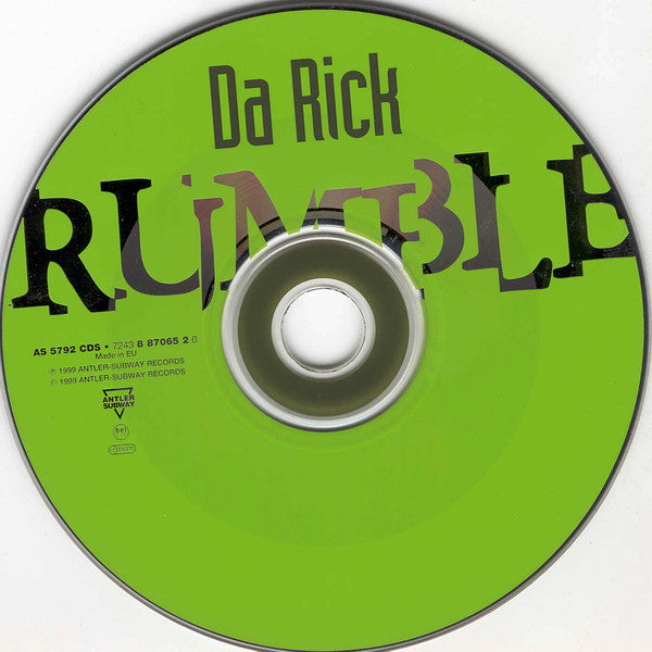 Da Rick : Rumble (CD, Single)