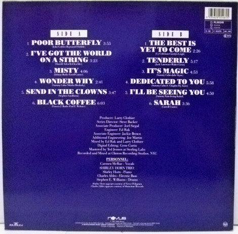 Carmen McRae : Sarah - Dedicated To You (LP, Album)