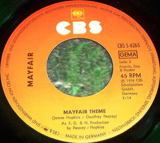 Mayfair (9) : Train Of Love / Mayfair Theme (7", Single)