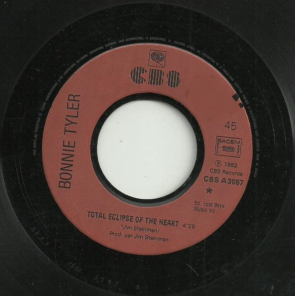 Bonnie Tyler : Total Eclipse Of The Heart (7", Single)