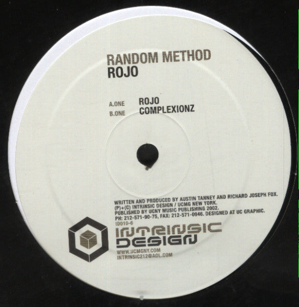 Random Method : Rojo (12")