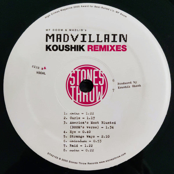Madvillain : Koushik Remixes (12", EP)