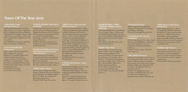 Various : Tunes Of The Year 2001 (CD, Comp)