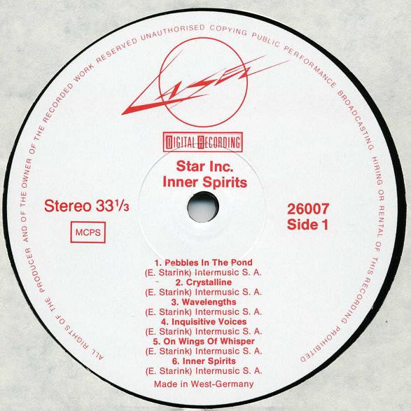 Star Inc. : Inner Spirits (LP, Album)