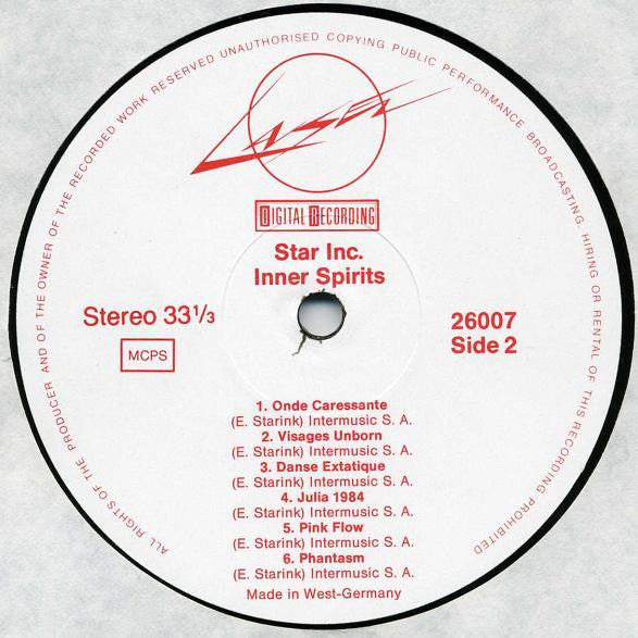 Star Inc. : Inner Spirits (LP, Album)