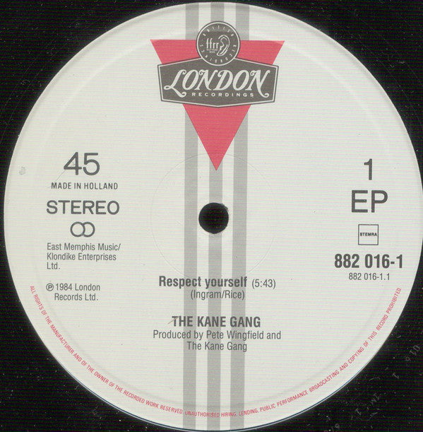 The Kane Gang : Respect Yourself (12", EP)