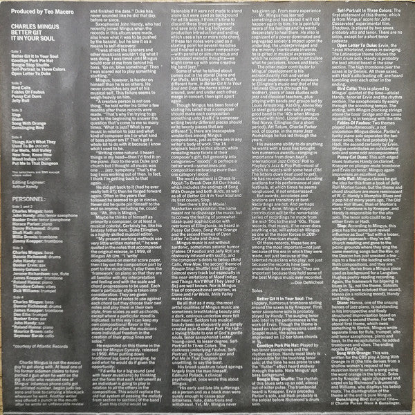 Charles Mingus : Better Git It In Your Soul (2xLP, Comp)