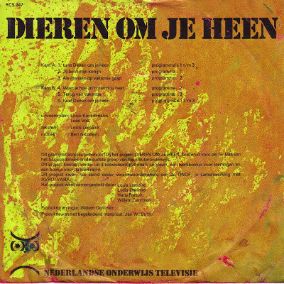 Louis Kockelmann, Loes Vos : Dieren Om Je Heen (7")