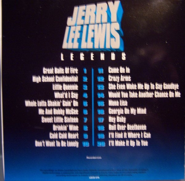 Jerry Lee Lewis : Legends (CD, Comp)