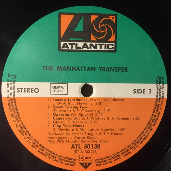 The Manhattan Transfer : The Manhattan Transfer (LP, Album, RE)