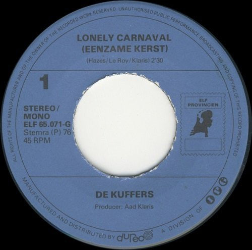 De Kuffers : Lonely Carnaval (7")