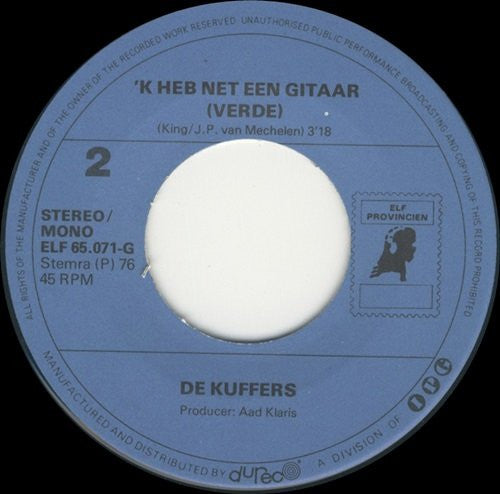 De Kuffers : Lonely Carnaval (7")