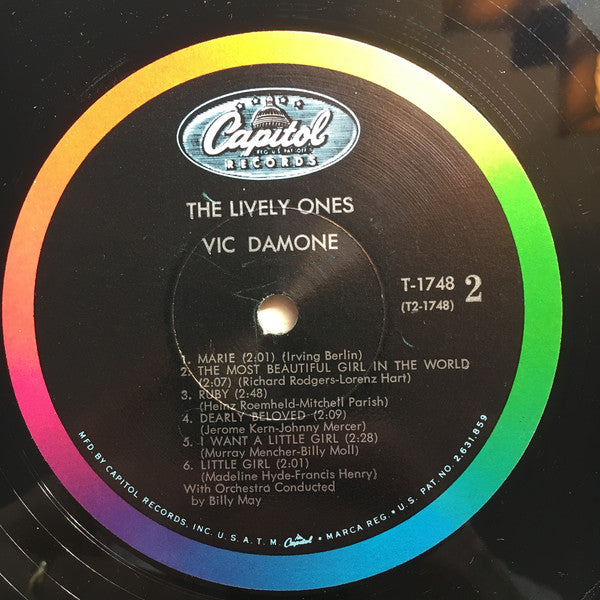 Vic Damone : The Lively Ones (LP, Album, Mono)
