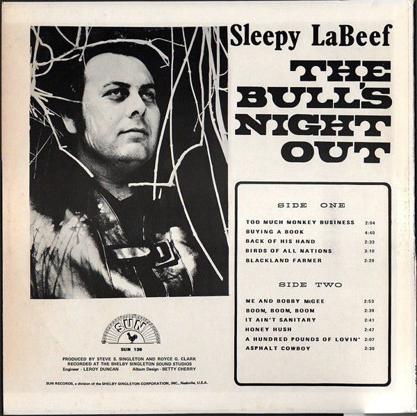 Sleepy La Beef : The Bull's Night Out (LP, Album)
