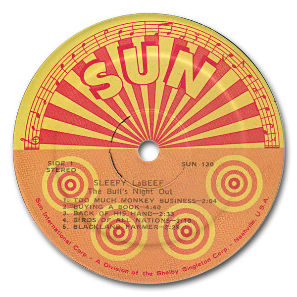 Sleepy La Beef : The Bull's Night Out (LP, Album)