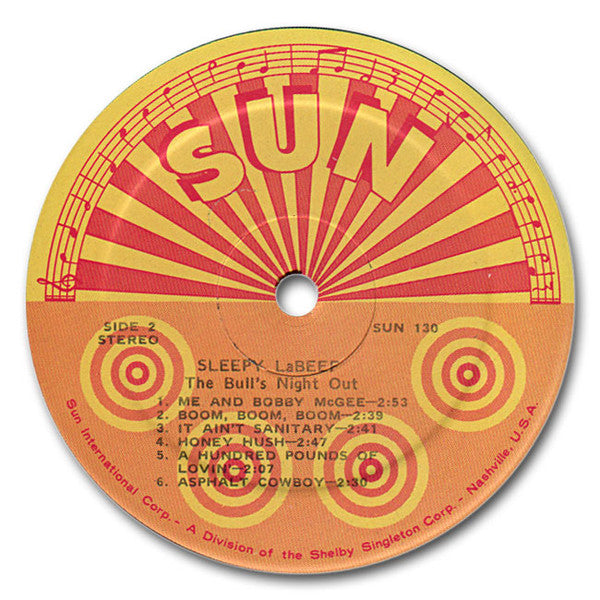 Sleepy La Beef : The Bull's Night Out (LP, Album)