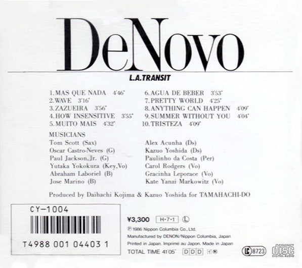 L.A. Transit : De Novo (CD, Album)