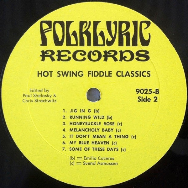 Stuff Smith, Emilio Caceres, Svend Asmussen : Hot Swing Fiddle Classics (1936-1943) (LP, Comp)