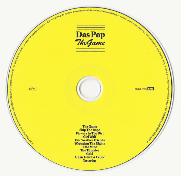 Das Pop : The Game (CD, Album)