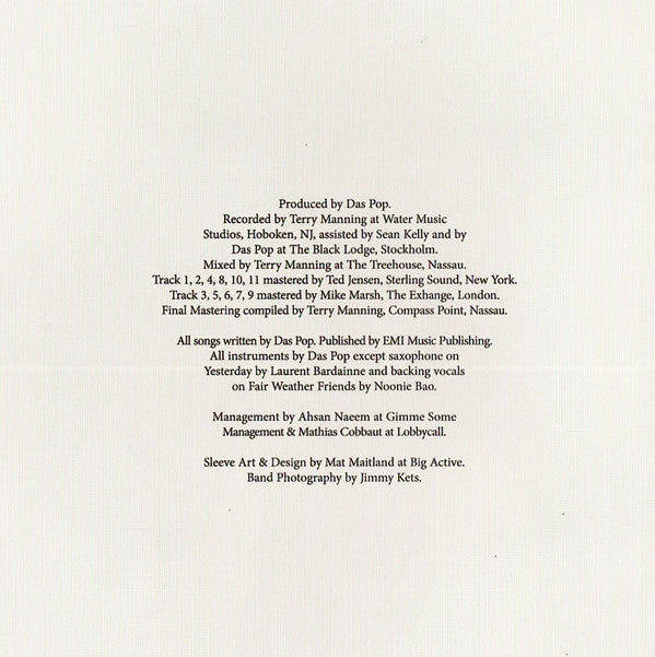 Das Pop : The Game (CD, Album)