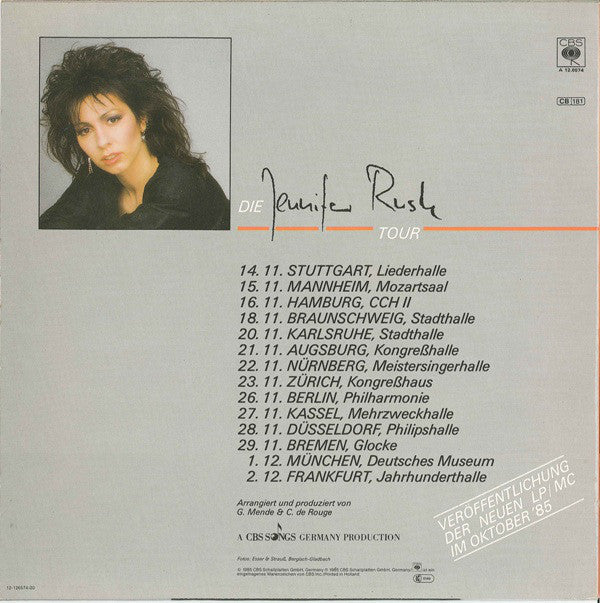 Jennifer Rush : Destiny (Special Version) (12", Maxi)