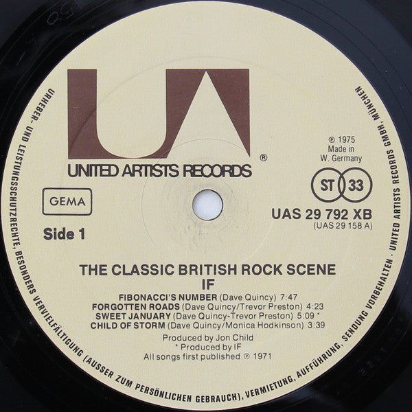 IF (6) : The Classic British Rock Scene (2xLP, Comp)