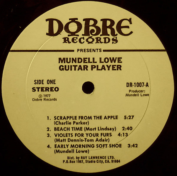 Mundell Lowe : Guitar Player (LP, Album)