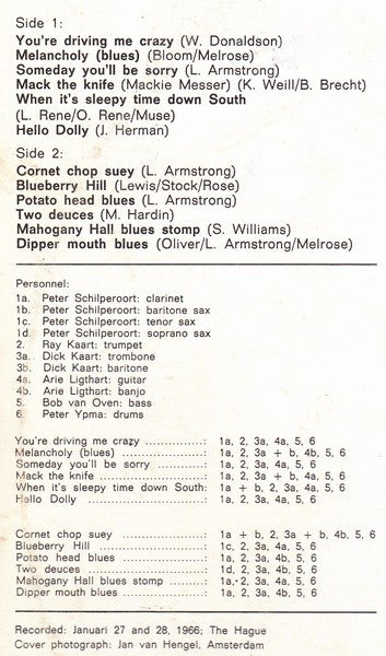 The Dutch Swing College Band : Tribute To Louis Armstrong (LP, Album)