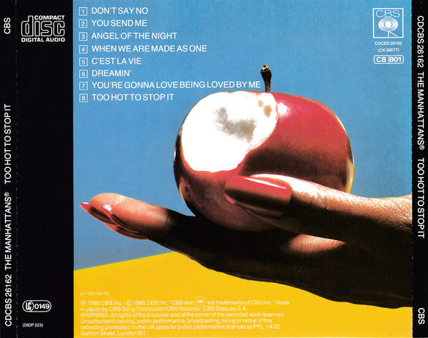 Manhattans : Too Hot To Stop It (CD, Album)