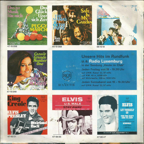 Peggy March : Yesterday Waltz / Wedding In My Dreams (7", Single)