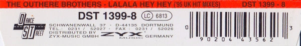 The Outhere Brothers : La La La Hey Hey ('95 UK Hit Mixes) (CD, Maxi)