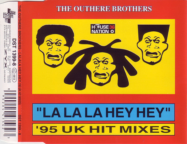 The Outhere Brothers : La La La Hey Hey ('95 UK Hit Mixes) (CD, Maxi)
