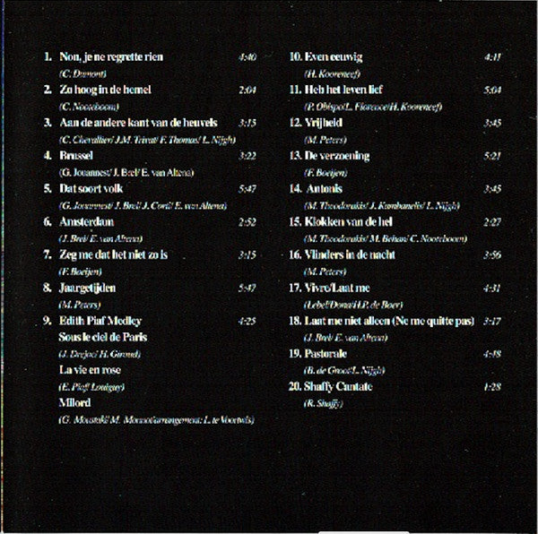 Liesbeth List : Carré Vedetten Gala - Liesbeth List In Concert (CD, Album)