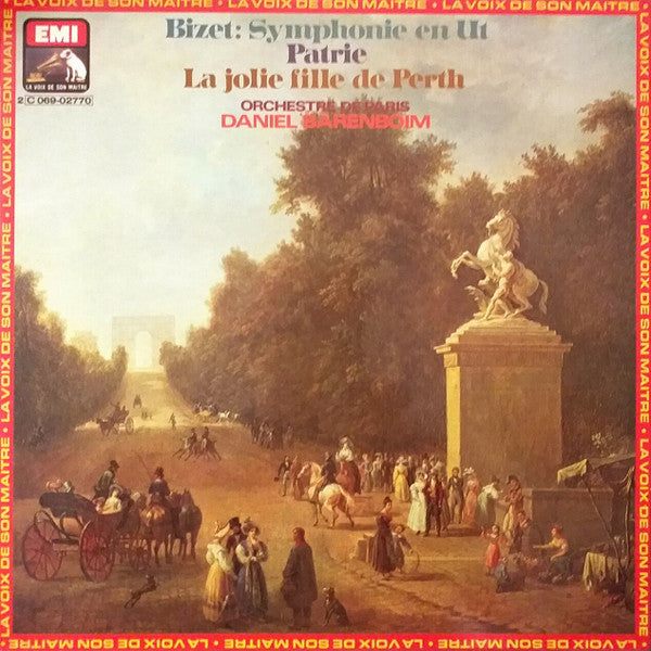 Bizet* - Orchestre De Paris, Daniel Barenboim : Symphonie En Ut / Patrie / La Jeune Fille De Perth (LP, Quad)