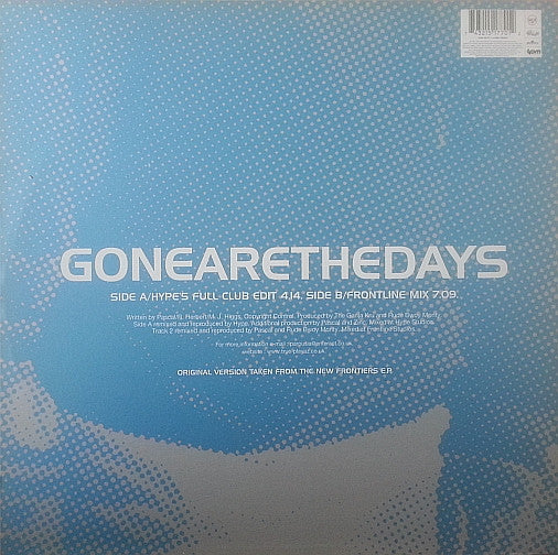 The Ganja Kru Featuring Rude Bwoy Monty & Mary Joy : Gone Are The Days (12", Single)