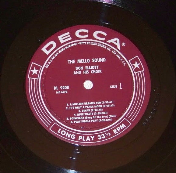 Don Elliott : The Mello Sound (LP, Album, Mono)