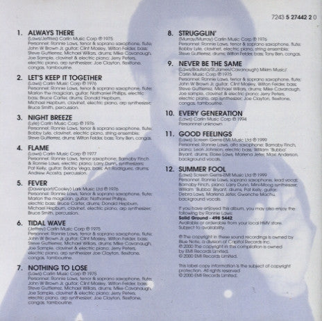 Ronnie Laws : The Ronnie Laws Collection (CD, Comp)